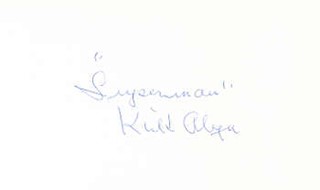 Kirk Alyn autograph