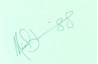 Mariel Hemingway autograph