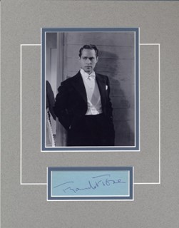 Franchot Tone autograph