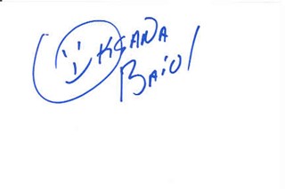 Oksana Baiul autograph