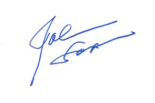 John Saxon autograph