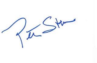 Peter Strauss autograph