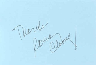 Rosemary Clooney autograph