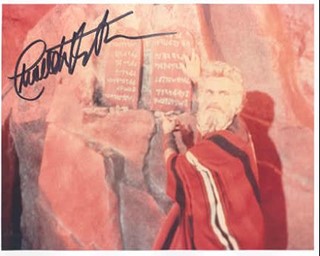 Charlton Heston autograph