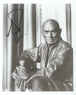 Yul Brynner autograph
