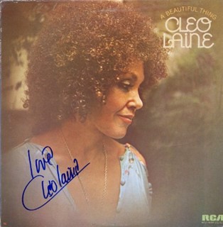 Cleo Laine autograph