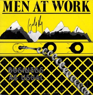 Men At Work autograph