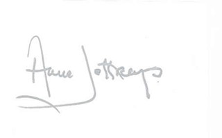 Anne Jeffreys autograph
