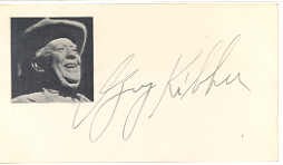 Guy Kibbee autograph