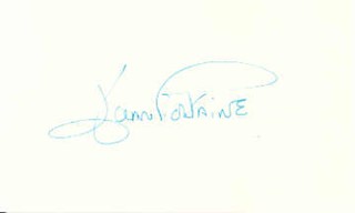 Joan Fontaine autograph