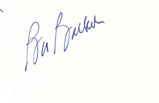 Bob Barker autograph