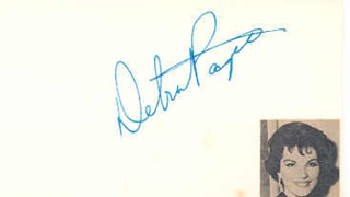 Debra Paget autograph