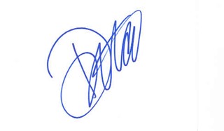 Dita Von-Teese autograph