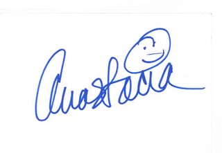 Anastacia autograph