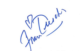 Fran Drescher autograph