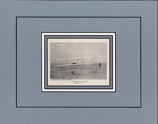 Orville Wright autograph