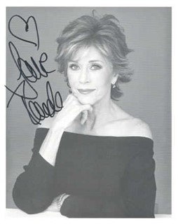 Jane Fonda autograph