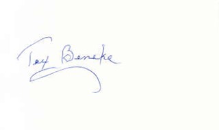 Tex Beneke autograph