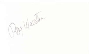 Ray Walston autograph