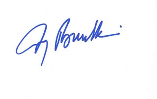 Jerry Bruckheimer autograph