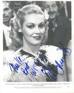 Cathy Moriarty autograph