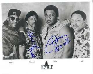The Neville Brothers autograph