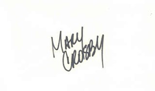 Mary Crosby autograph