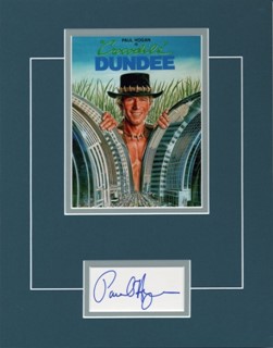 Crocodile Dundee autograph