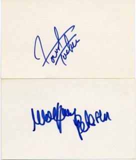 Wolfgang Petersen & Forrest Tucker autograph