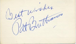 Pat Buttram autograph
