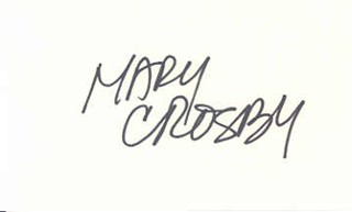 Mary Crosby autograph