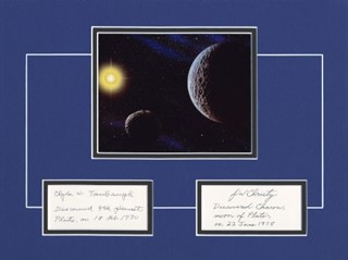 Pluto Astronomers autograph