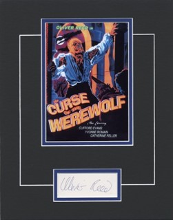 The Curse of The Werewolf autograph