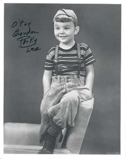 Gordon 'Porky' Lee autograph