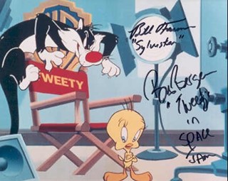 Sylvester and Tweety autograph