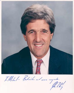 John Kerry autograph