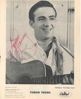Faron Young autograph