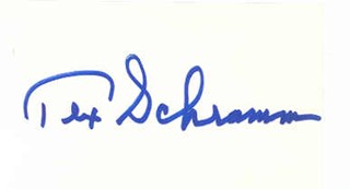 Tex Schramm autograph