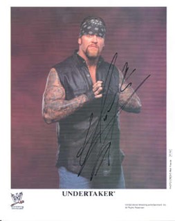 Undertaker autograph