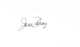 June Foray autograph
