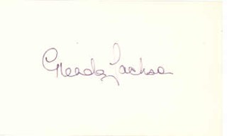 Glenda Jackson autograph