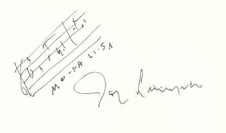 Jay Livingston autograph