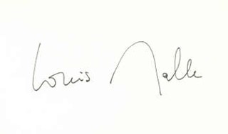 Louis Malle autograph