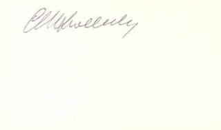 Charles Sweeney autograph