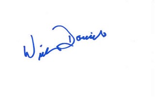 William Daniels autograph