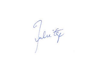 Julie Ege autograph