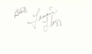 Fannie Flagg autograph