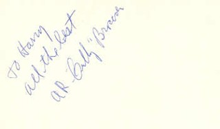 Albert 'Cubby' Broccoli autograph
