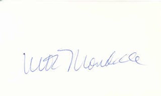 Walter Mondale autograph