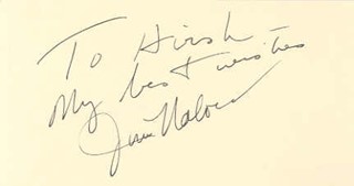 Jim Nabors autograph